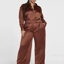 Fashion To Figure Evie Satin Pants - Gabi Fresh X FTF -Pleasures SHOP x 27933a49 a36e 4d3a 8865 805cb0c8da49