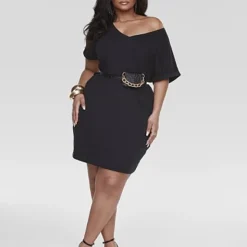 Fashion To Figure Nia T-Shirt Dress -Pleasures SHOP x 27cd5ed3 7ac1 4bdd b669 c7ee6a196a3b