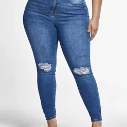 Fashion To Figure Medium Blue Wash Curvy Skinny Jeans - Tall Inseam 7 Fashion To Figure Medium Blue Wash Curvy Skinny Jeans - Tall Inseam -Pleasures SHOP x 27da38aa fb10 42bc 86a0 355245bf2749