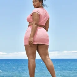 Fashion To Figure 'The Handler' Crop Top - Tabria Majors X FTF -Pleasures SHOP x 28d42b90 a614 4075 8753 95c8bb2496a9