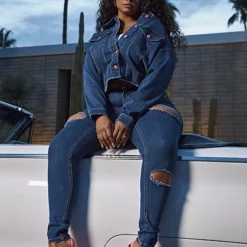 Fashion To Figure Bria High Rise Sliced Skinny Jeans - Tall Inseam