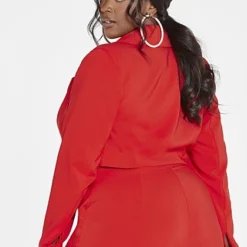 Fashion To Figure Dionne Cropped Blazer