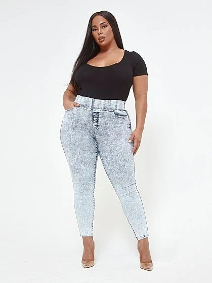 Fashion To Figure Acid High-Rise Jeggings - Tall Inseam 2 Fashion To Figure Acid High-Rise Jeggings - Tall Inseam - Image 2