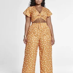 Fashion To Figure Jamie Daisy Print Wide Leg Pants -Pleasures SHOP x 2c0a2f09 db79 44ed 99bb 8e604ed469a3