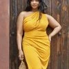 Fashion To Figure Bella One Shoulder Maxi Dress