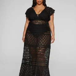 Fashion To Figure Claire Lace Maxi Dress -Pleasures SHOP x 2c9a2139 6d63 4c50 8bb7 21083148d7a1