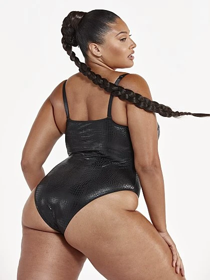 Fashion To Figure Anika Patent Leather Bodysuit 5 Fashion To Figure Anika Patent Leather Bodysuit - Image 5