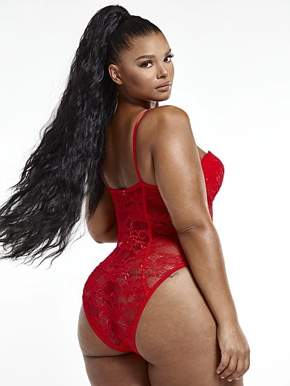 Fashion To Figure Aria Double Strap Lace Bodysuit 4 Fashion To Figure Aria Double Strap Lace Bodysuit - Image 4