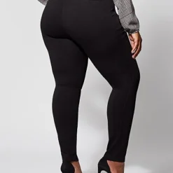 Fashion To Figure Good Form Ponte Zipper-Detail Pants -Pleasures SHOP x 30e7e8bd 3815 435a 9368 06e5ad1daf44