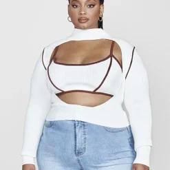 Fashion To Figure Keisha Cutout Sweater And Tank Set -Pleasures SHOP x 32154871 770c 473d ac50 4f16b546c7f4