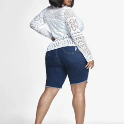 Fashion To Figure Ensley Pointelle Knit Drawstring Sweater -Pleasures SHOP x 324f4d67 c9c9 4dba bf5f 93ca9944d22f