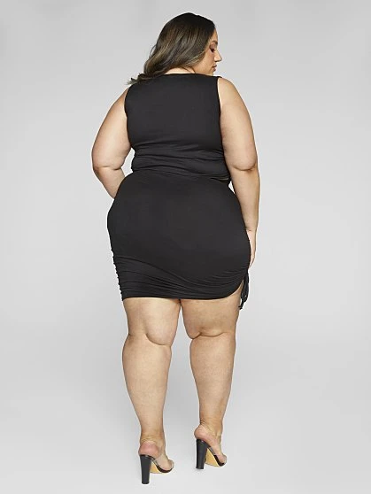 Fashion To Figure Tamela Bodycon Knit Skirt With Drawstring 1 Fashion To Figure Tamela Bodycon Knit Skirt With Drawstring