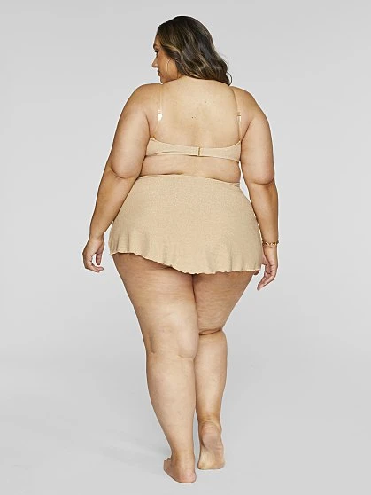 Fashion To Figure Akira Shimmer Tie Front Bikini Bottom 4 Fashion To Figure Akira Shimmer Tie Front Bikini Bottom - Image 4