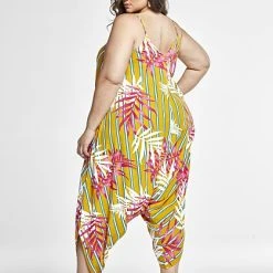 Fashion To Figure Signature Harem Style Jumpsuit In Tropical Print -Pleasures SHOP x 3591fe54 46ed 4fb9 b643 0cf74c9cec07