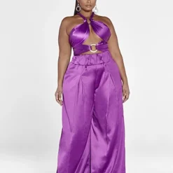 Fashion To Figure La Reina Wide Leg Pants In Short Inseam - FTF LAB: Frankie Tavares -Pleasures SHOP x 360e6b12 836c 49d1 8146 b63c4ae2cd02