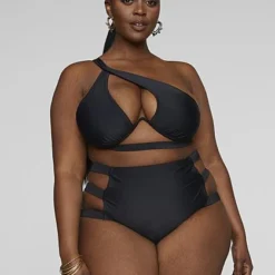 Fashion To Figure Karlee One Shoulder Cutout Bikini Top -Pleasures SHOP x 367a5f1a 81b4 478e 91a6 9349d4e18600