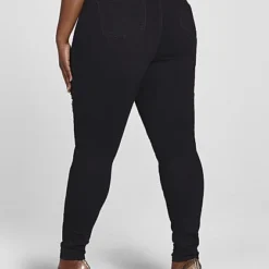 Fashion To Figure High Rise Black Destructed Skinny Jeans - Tall Inseam 7 Fashion To Figure High Rise Black Destructed Skinny Jeans - Tall Inseam -Pleasures SHOP x 36c830a5 6404 44c5 ada8 00daf3a13209