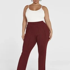 Fashion To Figure Dakota Ribbed Knit Pants