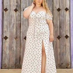Fashion To Figure Preciosa Off The Shoulder Floral Print Maxi Dress - SRV X FTF -Pleasures SHOP x 37e6fc12 7aff 4ac9 be19 45d9567fe7b0