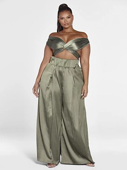 Fashion To Figure La Reina Wide Leg Pants In Tall Inseam - FTF LAB: Frankie Tavares 15 Fashion To Figure La Reina Wide Leg Pants In Tall Inseam - FTF LAB: Frankie Tavares - Image 15