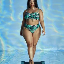 Fashion To Figure Brianna Ruched Bikini Top - Tabria Majors X FTF