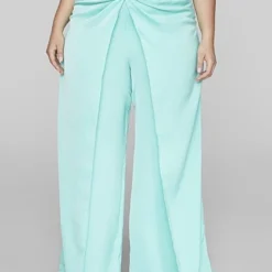 Fashion To Figure Zenia Twist Detail Overlay Pants -Pleasures SHOP x 39a8407f f524 41fa b60c dfbefa9116b7