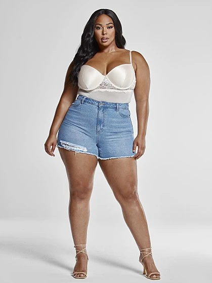 Fashion To Figure Eliana Lace And Mesh Bodysuit 3 Fashion To Figure Eliana Lace And Mesh Bodysuit - Image 3