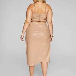 Fashion To Figure Eva Faux Leather Wrap Skirt -Pleasures SHOP x 3a252705 4a94 40a3 a0e1 a518f71c7af8