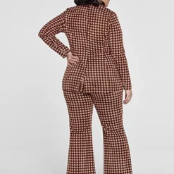 Fashion To Figure Giselle Diamond Print Blazer - Gabi Fresh X FTF