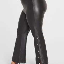 Fashion To Figure Jeannie Side Button Faux Leather Pants -Pleasures SHOP x 3b57a0aa cf47 414e ada3 a983a20ffdfb