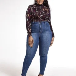 Fashion To Figure Isabella Snake Print Mockneck Bodysuit -Pleasures SHOP x 3b7acfe1 e7b7 4eb0 a2c6 0020c5a32af9