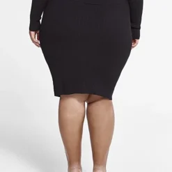 Fashion To Figure Bree Ribbed-Knit Sweater Skirt -Pleasures SHOP x 3c236134 3bf1 43d2 a41e 6a08460f7593