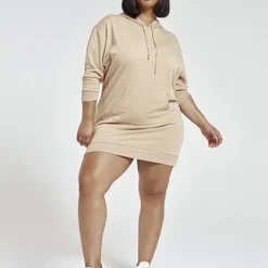 Fashion To Figure Hailey Hooded Sweatshirt Dress