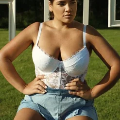 Fashion To Figure Avery Lace Bodysuit -Pleasures SHOP x 3cb2baf2 2b77 45d0 94d6 214731ee83da