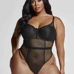 Fashion To Figure Carolina Mesh Panel Bodysuit -Pleasures SHOP x 3cc9aadf 3500 4e95 90f7 378567953b6b