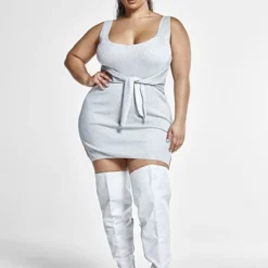 Fashion To Figure Lorna Tie Front Tank Dress