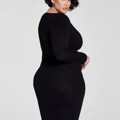 Fashion To Figure Chelle Cutout Sweater Dress