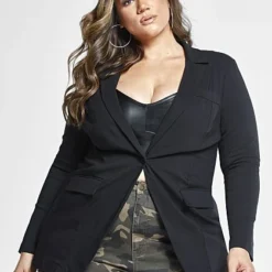 Fashion To Figure The City Blazer In Black