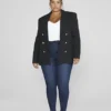 Fashion To Figure Kayla Textured Boyfriend Blazer