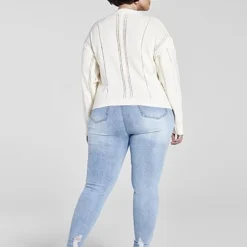 Fashion To Figure Aisha Bow Front Cardigan