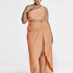 Fashion To Figure Kya Front Slit Maxi Skirt -Pleasures SHOP x 4353d5cb 3ac0 408c a064 8fc1e63cc89d