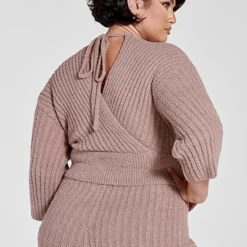 Fashion To Figure The Cuddle Ribbed Knit Top 6 Fashion To Figure The Cuddle Ribbed Knit Top -Pleasures SHOP x 43b917dc 437a 4f66 b8b8 cc13f2943843