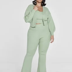 Fashion To Figure Cordelia Ribbed Knit Pants - Gabi Fresh X FTF