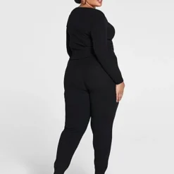 Fashion To Figure Dana Ribbed Knit Jogger Pants