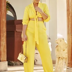 Fashion To Figure Regina Wide Leg Pants - Garnerstyle X FTF