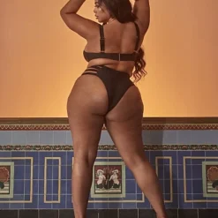 Fashion To Figure Ebony Caged Swimsuit - Tabria Majors X FTF -Pleasures SHOP x 458a11e6 cff1 46fc 8631 f059c5c0dea9