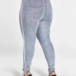 Fashion To Figure Ultra High Rise Rhinestone Fringe Skinny Jeans -Pleasures SHOP x 45d49e22 5525 4f82 aebf 429b8ddf4ddf