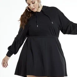 Fashion To Figure Davonne Flare Sweatshirt Dress