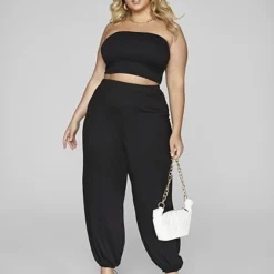 Fashion To Figure Tisha Knit Harem Pants -Pleasures SHOP x 464a53dd 6c9b 44b3 9e9f 8582fa803299