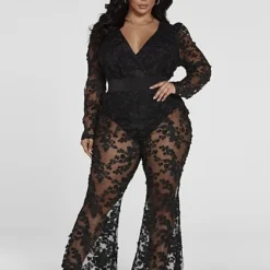 Fashion To Figure Tatiana Lace Jumpsuit